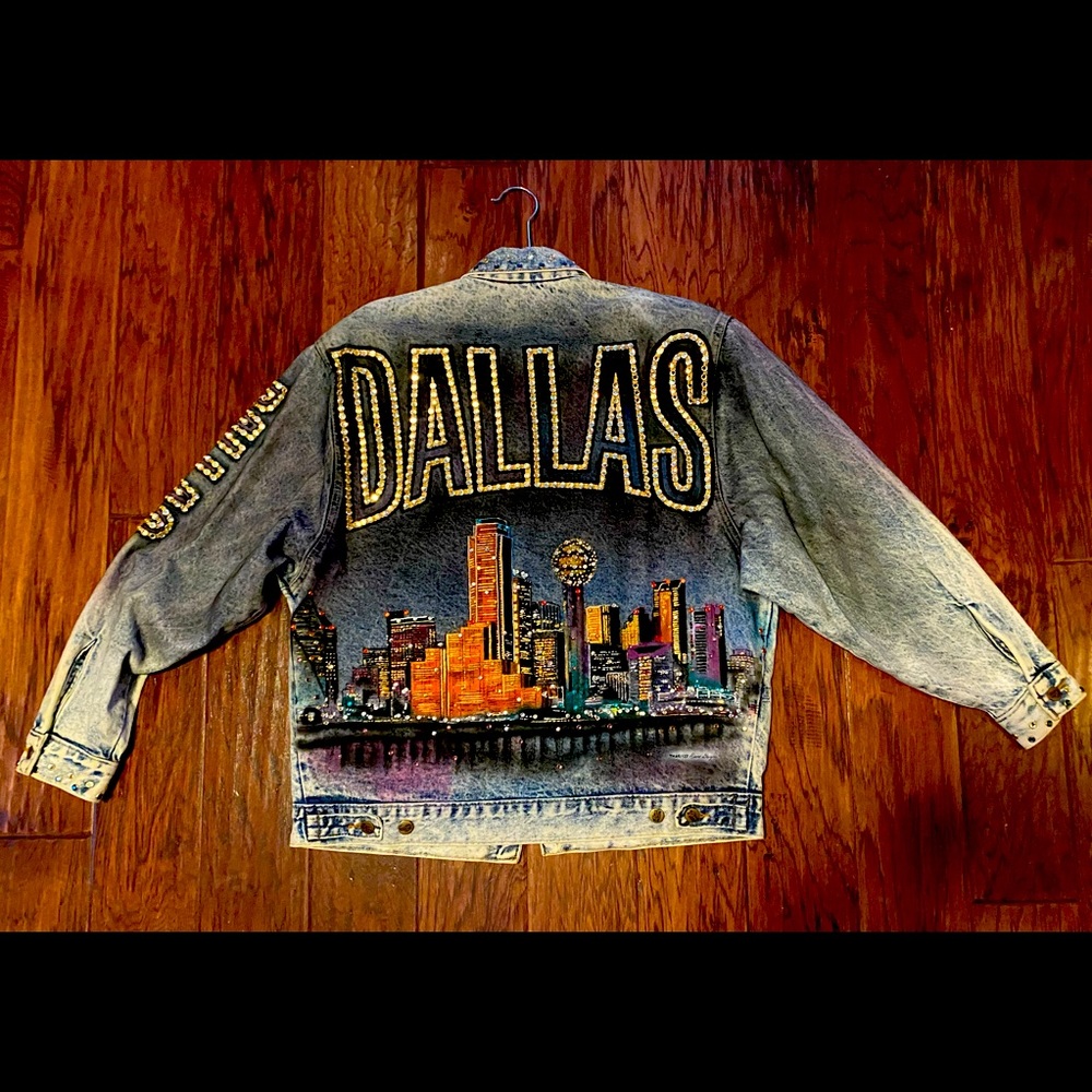 Tony Alamo Designs “DALLAS” vintage denim jacket.